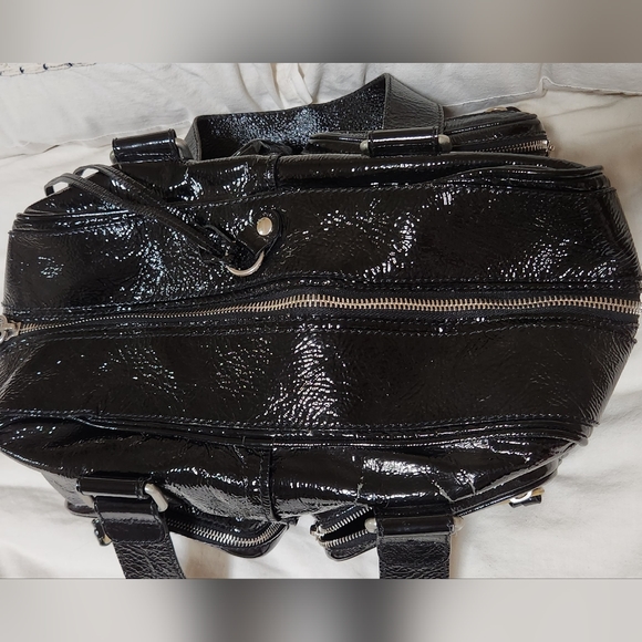 Chloe Black Patent Leather Betty Shoulder Bag w/Coin Purse - Picture 3 of 11